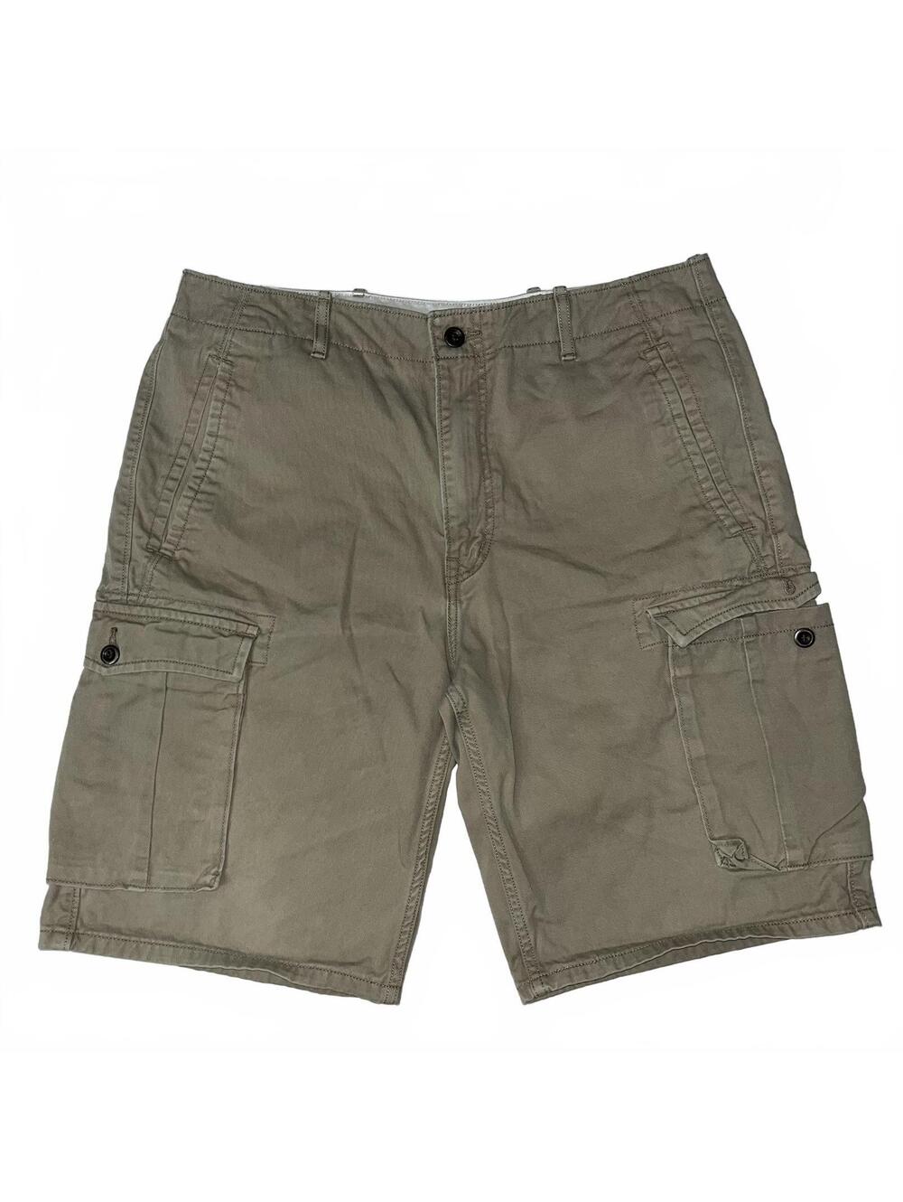 Vintage Levi’s Men’s Khaki Cargo Utility Shorts Size 34 Y2K Outdoor Streetwear